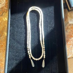 Beautiful shawl style freshwater Pearl necklace